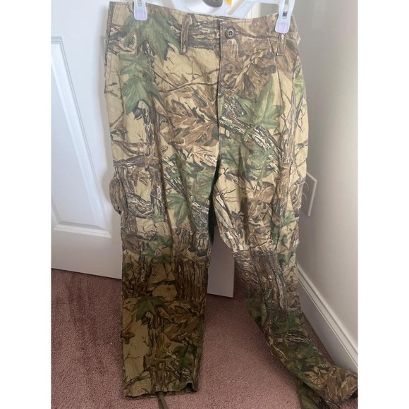 Combat Trousers Camo Hunting Pants Outdoor Cargo Pockets - Picture 1 of 3